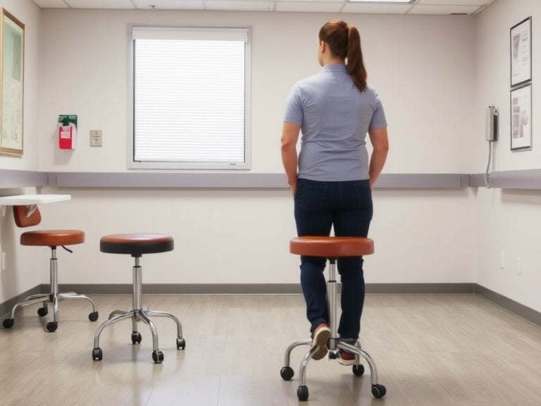 Posture with Saddle Stools