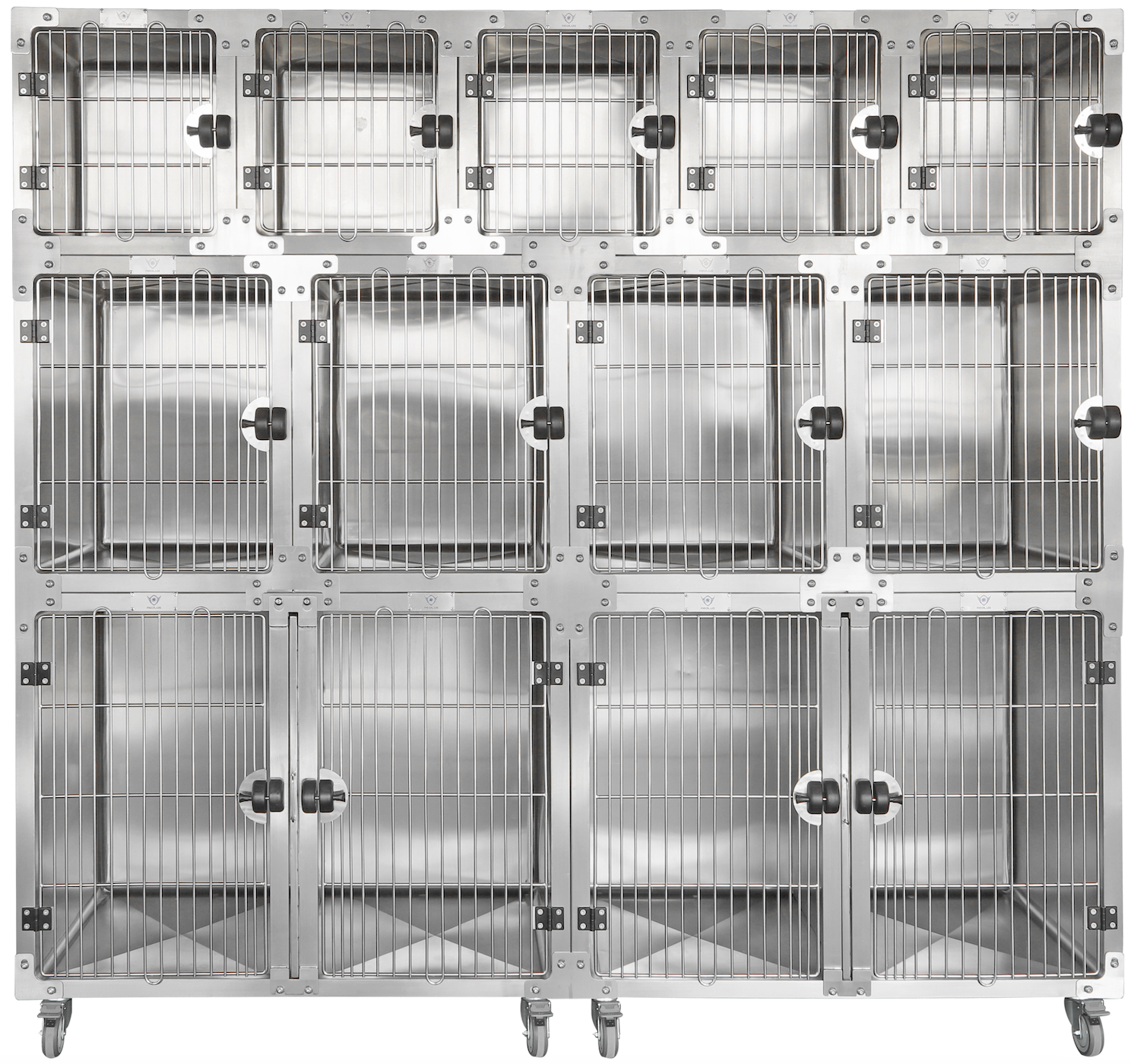 Photo of Veterinary Cages that are used in animal hospitals 