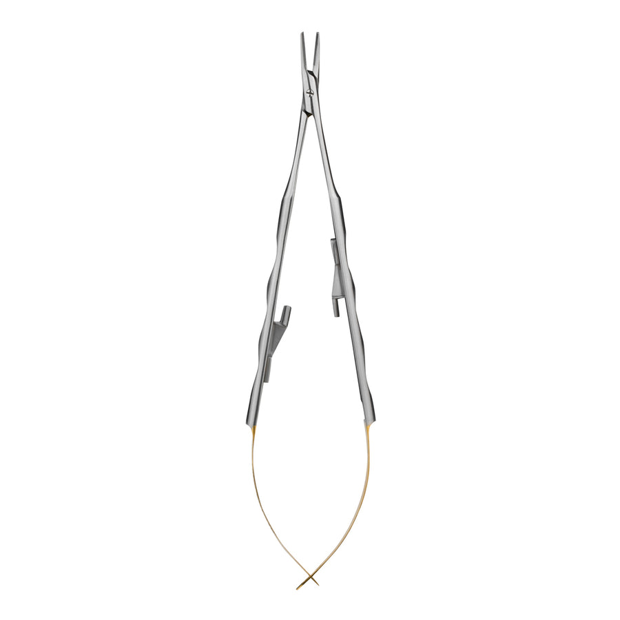 Porte-aiguille Castroviejo ElitePrecision™ courbé — 17,75 cm avec poignée ergonomique