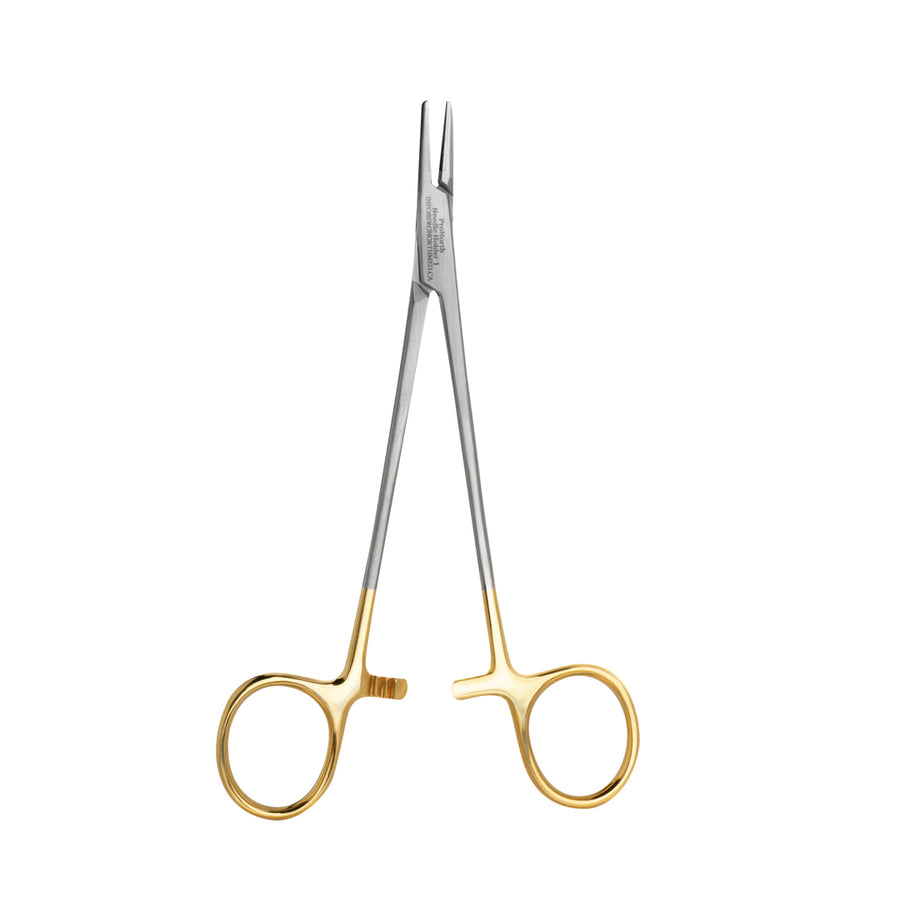Porte-aiguille Crile-Wood PrecisionHold 5,5" — Mâchoires en carbure de tungstène pour une prise supérieure