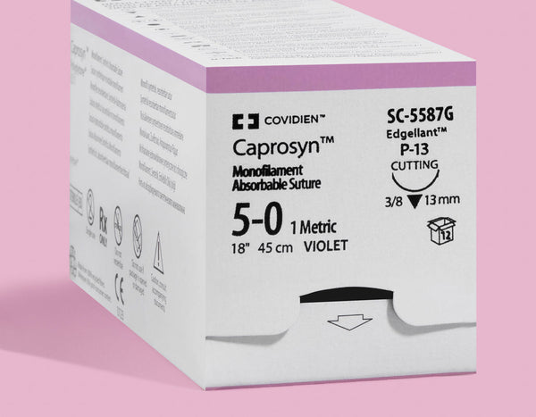5-0, 18" P-13 Needle Caprosyn by Medtronic | SC-5587G — box