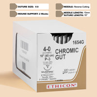 Suture Catgut Chromique 4-0, Aiguille P-3 de 45 cm | 1654G — view 1
