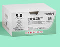 5-0 Ethilon Black Suture, 18" P-3 Needle — Box of 36 (3 Dozen) | 698H — box