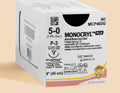 5-0 Monocryl Plus Suture, 18" P-3 Needle | MCP463G — box