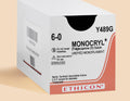 6-0 Monocryl Plus Violet Suture, 18" P-1 Needle | MCP489G — box