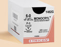 6-0 Monocryl Plus Suture, 18" P-3 Needle | MCP492G — box