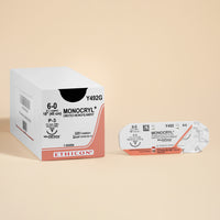 Fil de suture Monocryl Plus 6-0, aiguille P-3 de 18 po | MCP492G — view 3