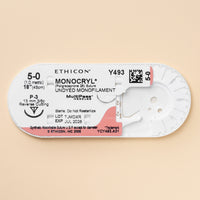 Suture 5-0 Monocryl Plus non teinte, aiguille P-3 de 45 cm | MCP493G — view 2