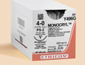 4-0 Monocryl Undyed Suture, 18" PS-2 Needle | MCP496G — box