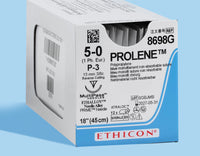 Suture en prolène bleu 5-0, aiguille P-3 de 45 cm | 8698G — view 1