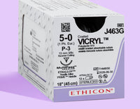 Fil de suture Vicryl Plus violet 5-0, aiguille P-3 de 45 cm | VCP463G — view 1