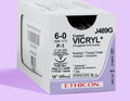 6-0 Vicryl Undyed Suture, 18" P-1 Needle | J489G — box