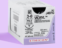 3-0 Vicryl Plus Undyed Suture, 18" PS-2 Needle | VCP497G — view 1