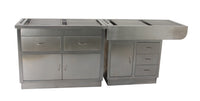 Dental Prep Table with SS tub and Cabinets (middle) — view 3