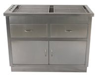Dental Prep Table with SS tub and Cabinets (middle) — view 1
