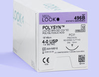 4-0 Polysyn Undyed Suture, 18" PC-31 Needle | 496B — view 1