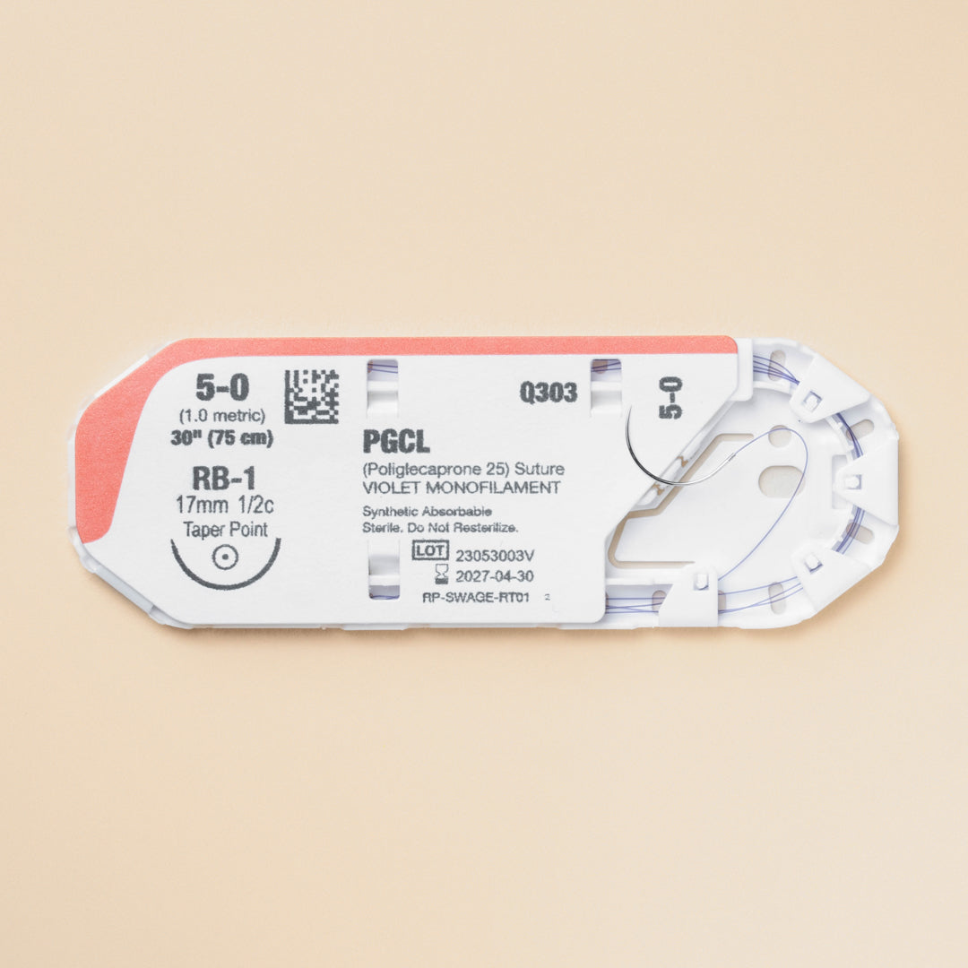 5-0 MONOPRO Violet Suture, 30" RB-1 Needle | PM303