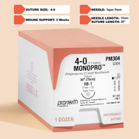 4-0 Suture MONOPRO Violet, Aiguille RB-1 75 cm | PM304 — view 1