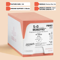 Suture 5-0 MONOPRO, 45 cm Aiguille P-3 | PM463 — view 1