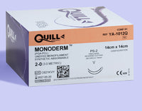 Fil de suture barbelé Monoderm 2-0 non teint, aiguille PS-2 de 14 cm | VLM-2008 — view 1