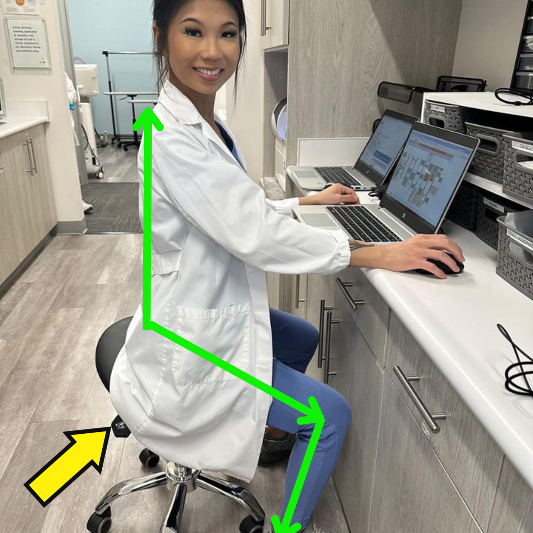 Saddle Stool For Precision Posture ProNorth Medical