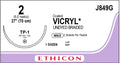 Fil de suture non teint 2 Vicryl Plus, aiguille 27" TP-1 | VCP849G