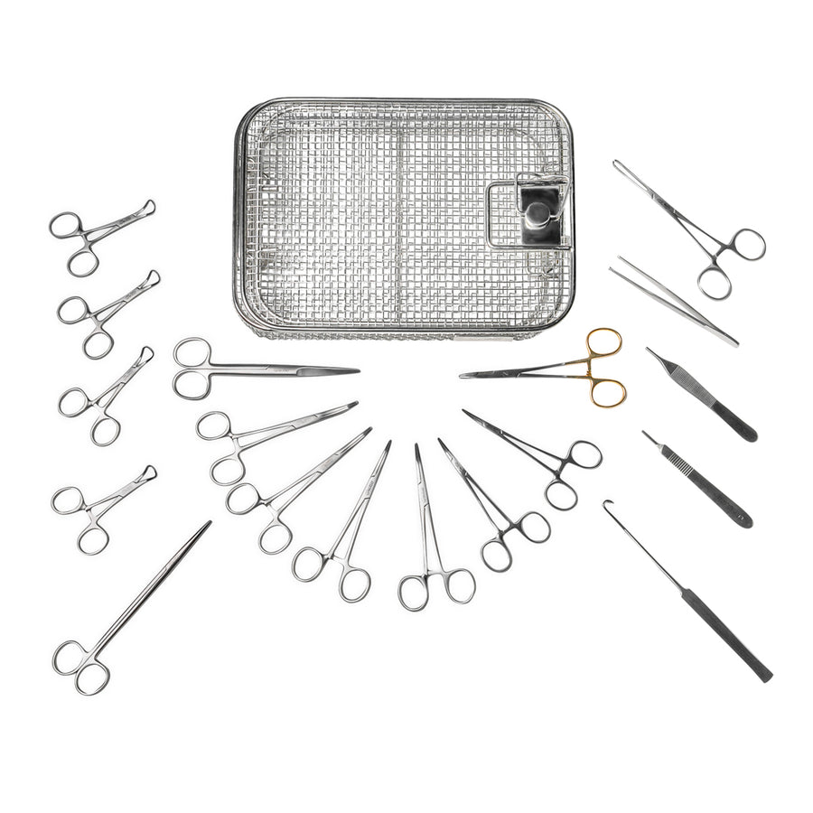 Pack de chirurgie de stérilisation/castration plus cassette