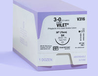 3-0 VILET II Suture Violette, 75 cm Aiguille SH | V316 — view 1