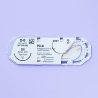 Fil de suture VIOLET VILET 2-0, 75 cm, aiguille SH | V317 — view 2