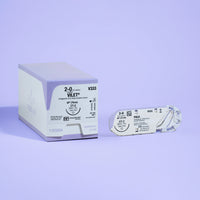 Fil de suture violet VILET 2-0, 75 cm, aiguille CT-2 | V333 — view 3