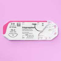 Suture en polypropylène Demepropink 3-0, aiguille FS-2 de 75 cm | PM211 — view 2
