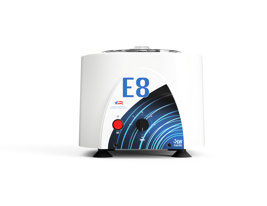 LW Scientific E8 Combination Centrifuge — Test Tube + Microhematocrit | E8C-U8AF-CR03