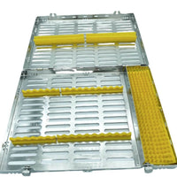 16 Hold SS Cassette — Hinged Lid + Side Tray — view 4