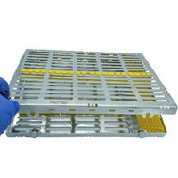 16 Hold SS Cassette — Hinged Lid + Side Tray — view 2