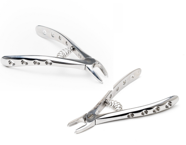 SET OF TWO | Angled & Straight Extracting Forceps set